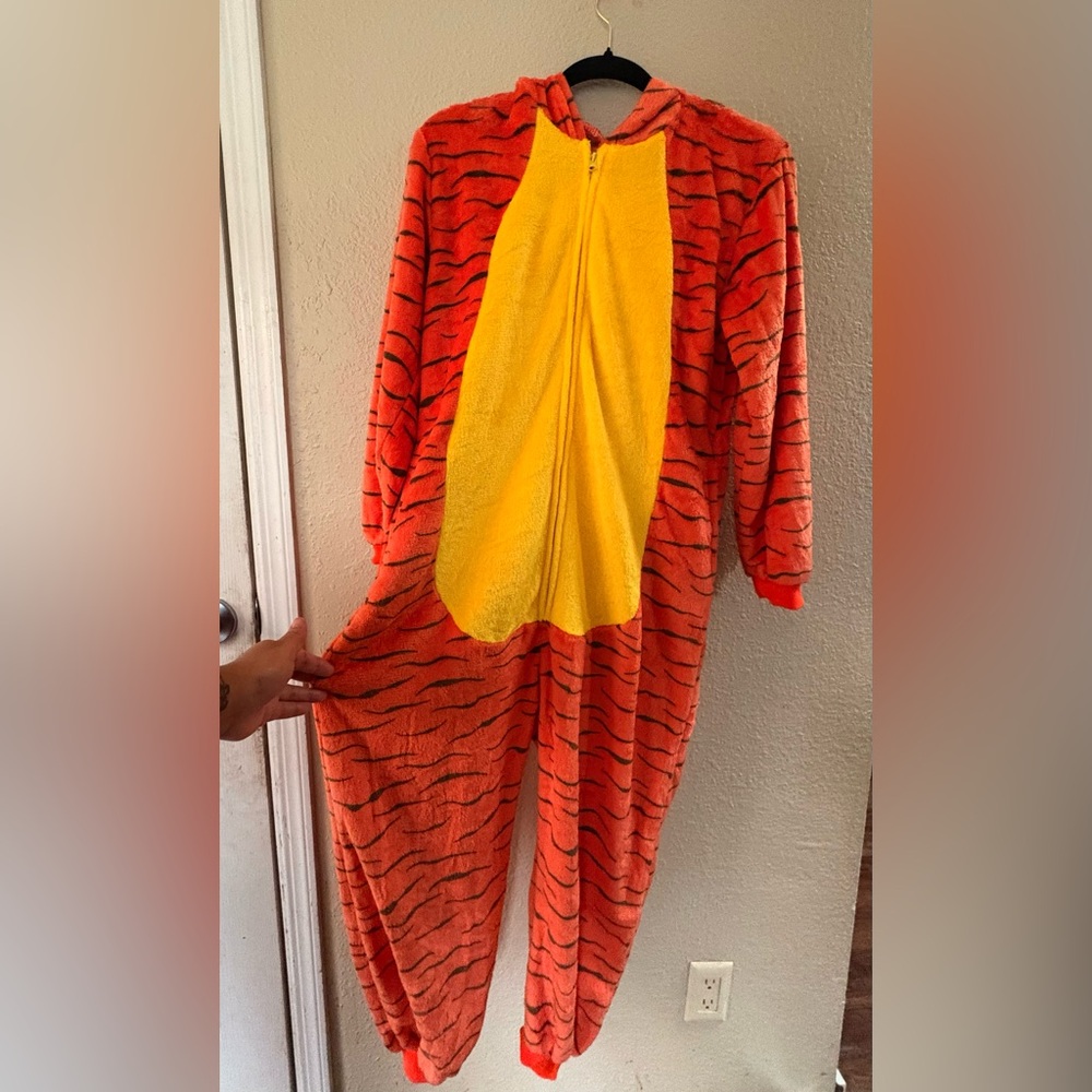 Orange and Yellow Tiger Onesie